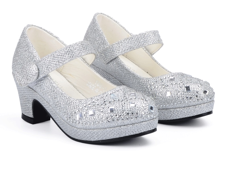 Girl's Cute Bright Heeled Shoes