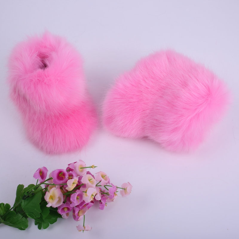 Girls Fur Snow Boots