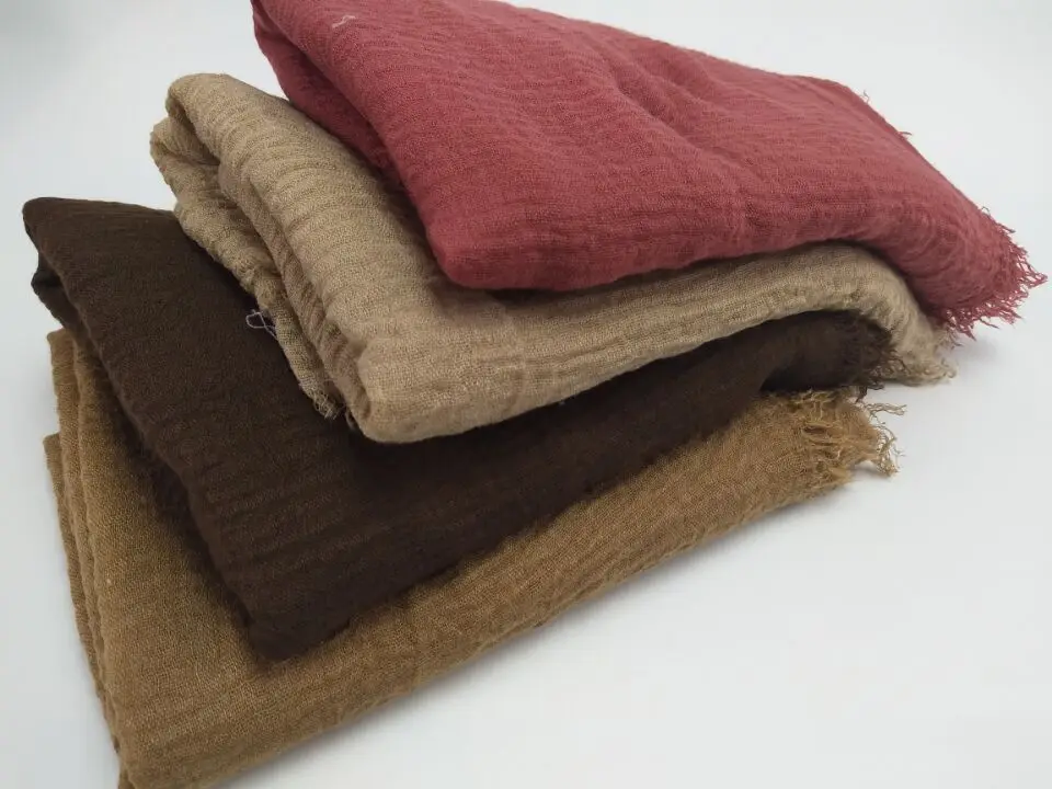 Wholesale price 70*180cm Women Muslim Crinkle Hijab Scarf Femme Musulman Soft Cotton Headscarf Islamic Hijab Shawls and Wraps