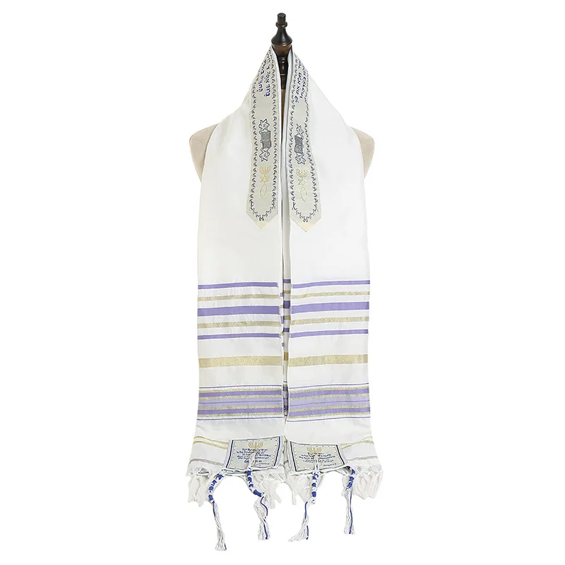 Jewish Christian Tallit Prayer Scarf Messianic Tallit Prayer Shawl By Christmas Gifts Tassel Arabic Scarves for Women Men