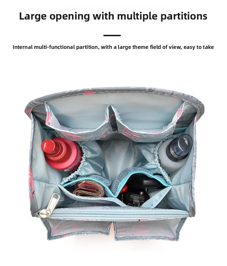 Brand Design Makeup Bag Storage Bag Divided Bag Middle Bag Backpack Inner Bag Backpack Travel Organizing Bag Storage Bag HD195
