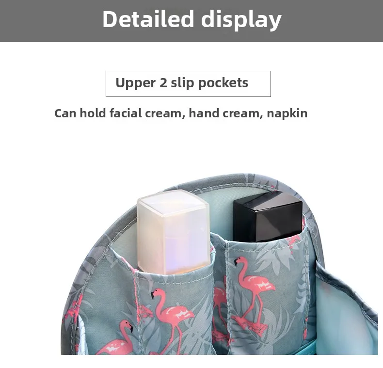 Brand Design Makeup Bag Storage Bag Divided Bag Middle Bag Backpack Inner Bag Backpack Travel Organizing Bag Storage Bag HD195