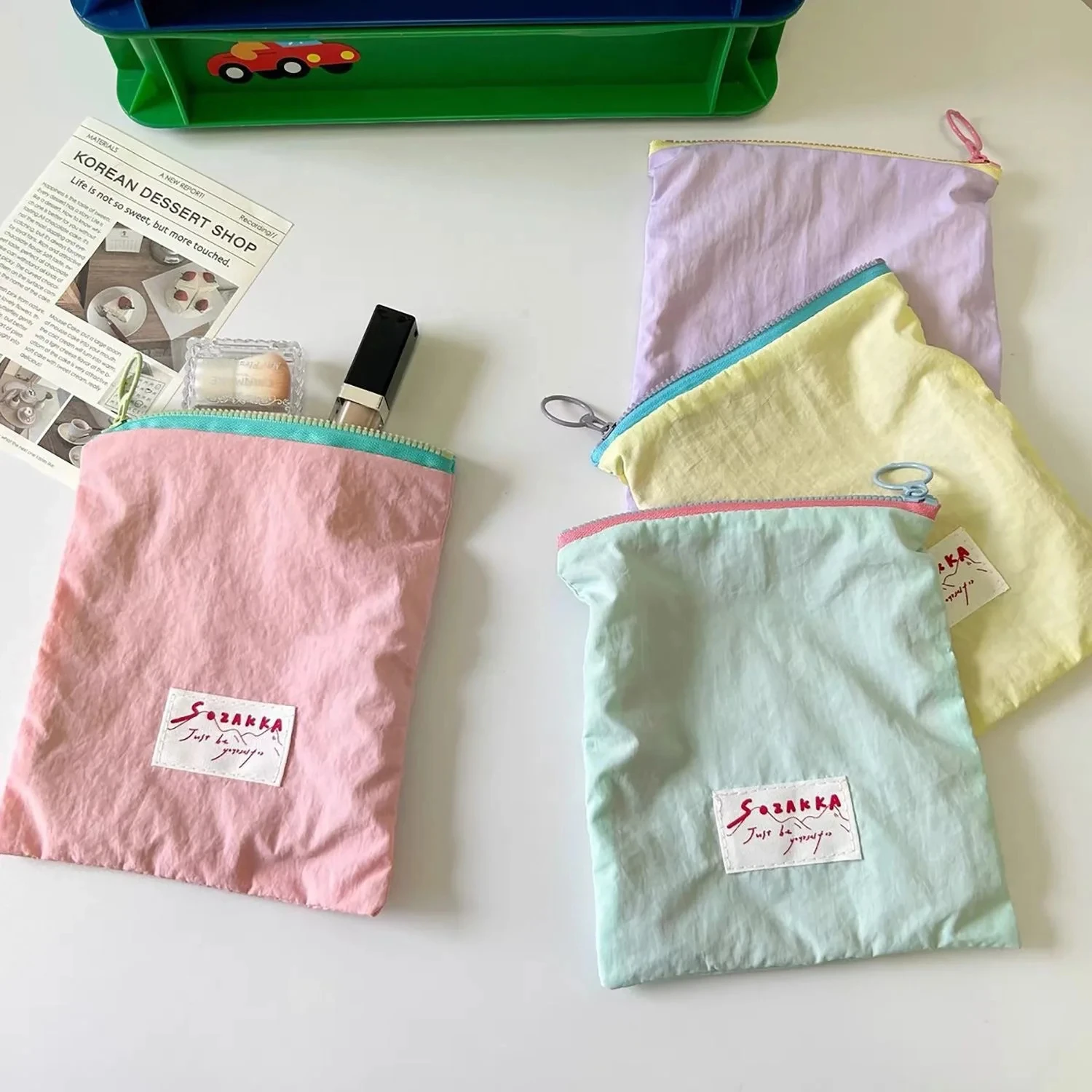 Korean Kawaii Travel Cosmetic Lipstick Coin Purse Storage Bag Cute Makeup Handbags Women Wallet Pencil Case Organizer Pouch Bags Korean Kawaii Travel Cosmetic Lipstick Coin Purse Storage Bag Cute Makeup Handbags Women Wallet Pencil Case Organizer Pouch Bags