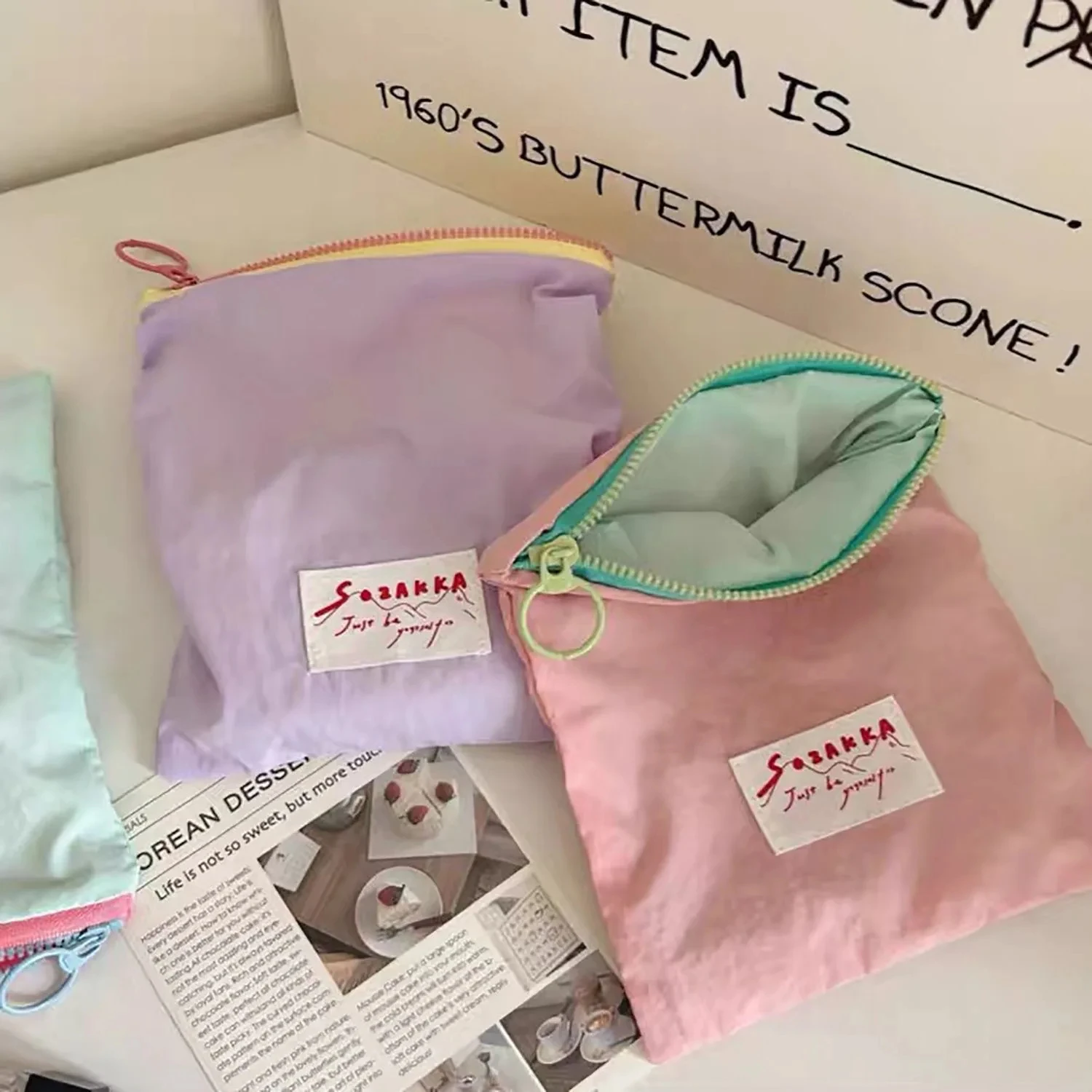 Korean Kawaii Travel Cosmetic Lipstick Coin Purse Storage Bag Cute Makeup Handbags Women Wallet Pencil Case Organizer Pouch Bags Korean Kawaii Travel Cosmetic Lipstick Coin Purse Storage Bag Cute Makeup Handbags Women Wallet Pencil Case Organizer Pouch Bags