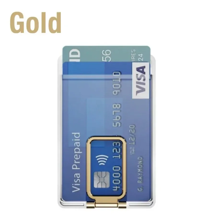2 in 1 Magnetic Phone Card HolderCard Bracket For Magsafe iPhone 17 16 15 14 13 12 Bank Card Storage Safe Phone Shell