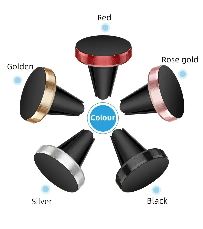 VIKEFON Car Phone Holder Air Vent Magnet Smartphone Mobile Stand Magnetic Cell GPS Mount For iPhone 16-12 Xiaomi Samsung stand