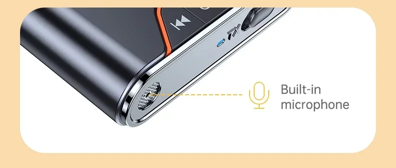 Wireless Bluetooth 5.4 Audio Receiver Transmitter 3.5mm AUX Jack Adapter TF Card Playback Hands Free for Car Radio TV Earphones