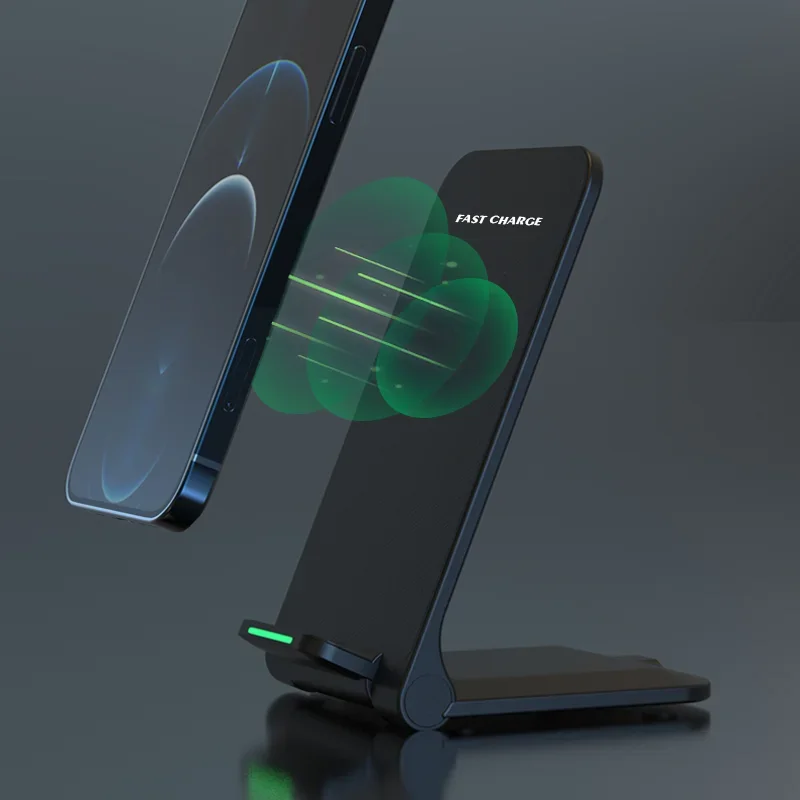 Wireless Fast Charger For iPhone 17-12 ProMax11 Stand Fast Charging Charger for Samsung Note 20/10 S21 Ultra Foldable