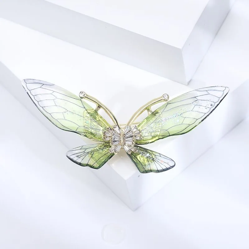Dragonfly Butterfly Women Crystal Brooches Badge Pin Vintage Zircon Collar Pins Weddings Office Party Scarf Pin Jewelry Gift