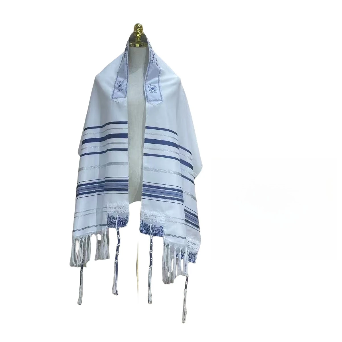 2026 New Jewish Tallit Prayer Shawl Shacharit Talis Scarf Classic Prayers Shawls  All-match Red Jewish Ethnic Wraps 50X180CM