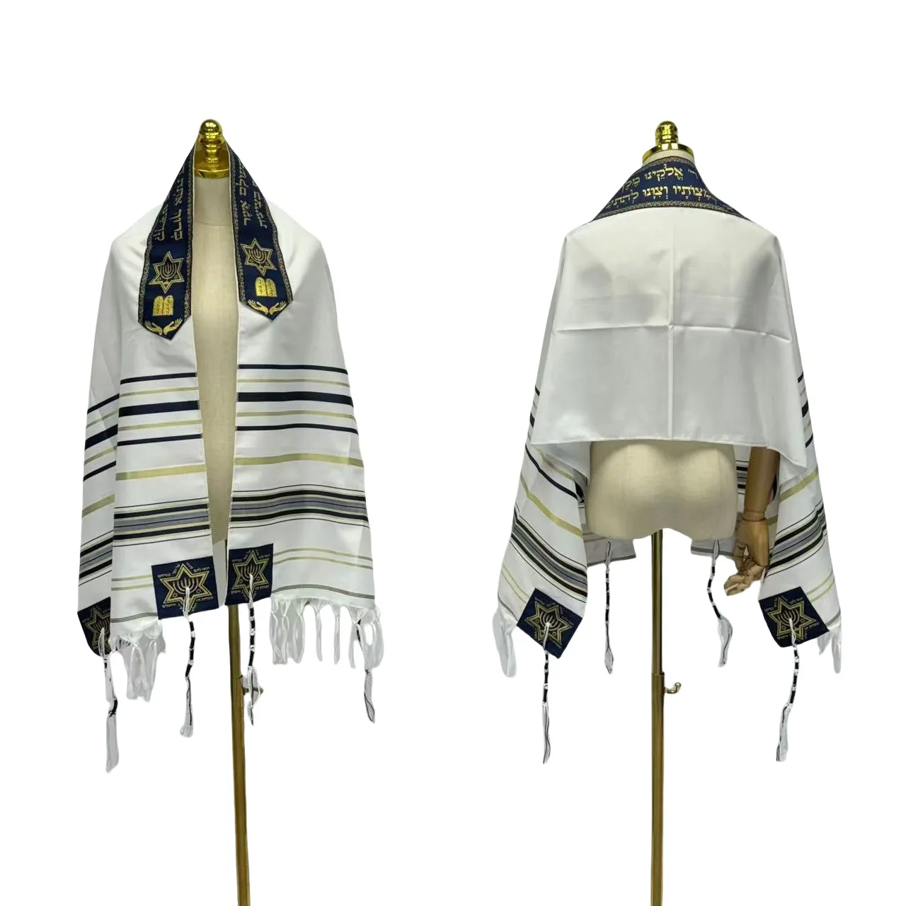 2026 New Jewish Tallit Prayer Shawl Shacharit Talis Scarf Classic Prayers Shawls  All-match Red Jewish Ethnic Wraps 50X180CM
