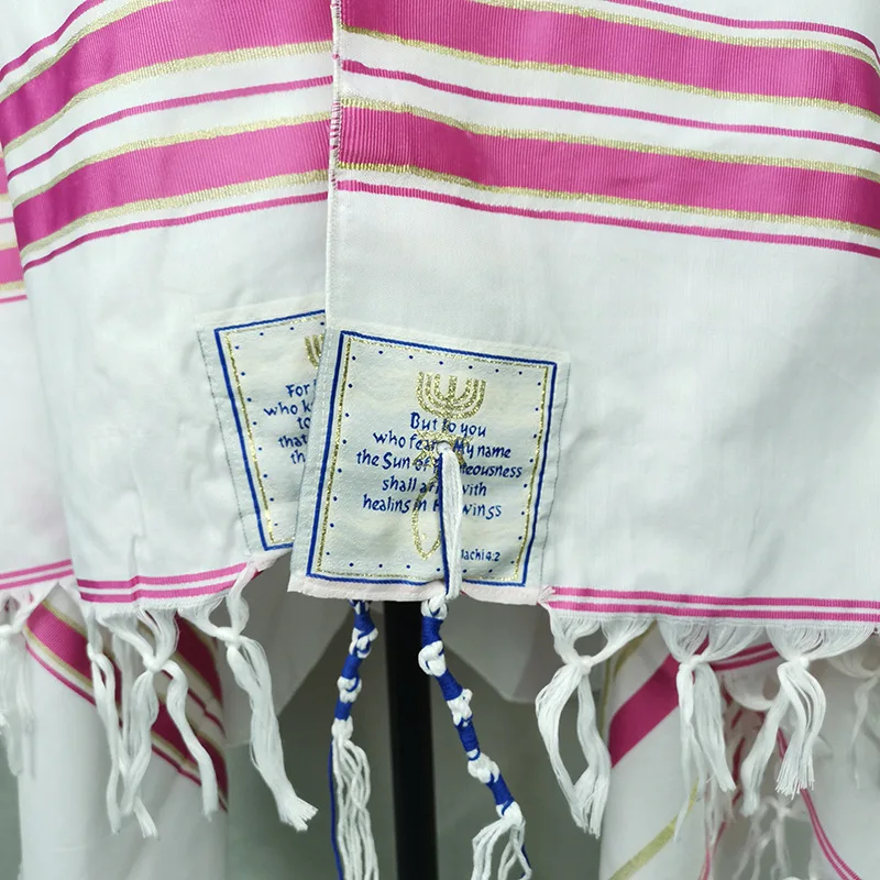 Big Size 108*180Cm Jewish Tallit Talit Prayer Shawl & Talis Scarf Women Men Talit Prayer Shawl Messianic Tallit for Christian