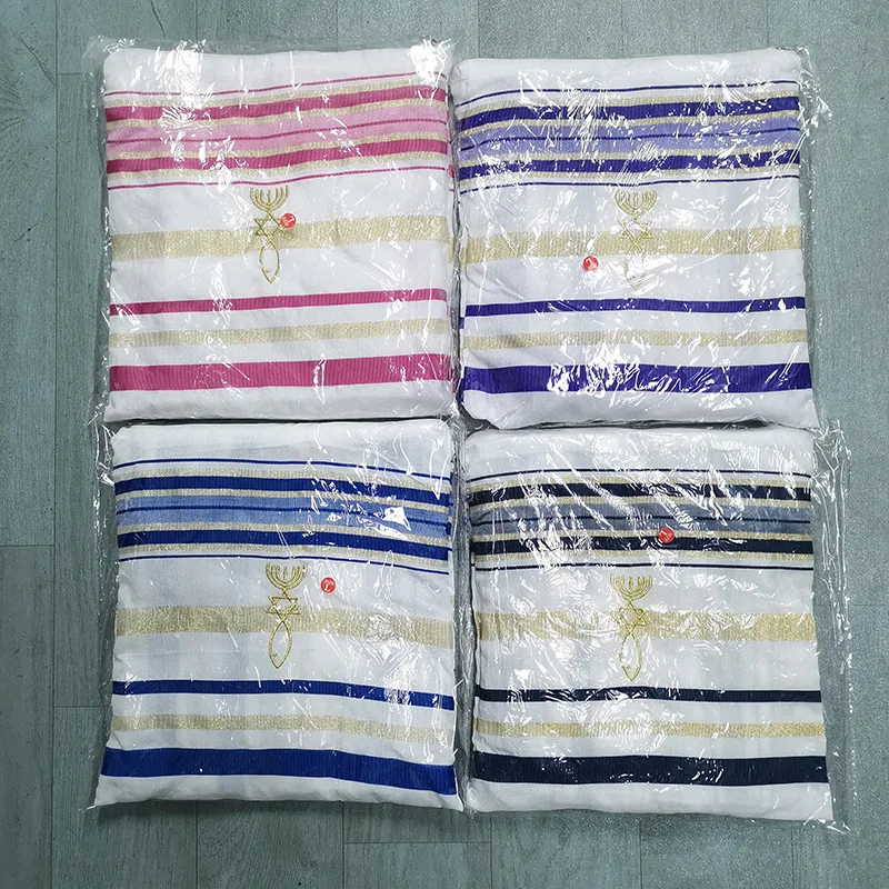 Big Size 108*180Cm Jewish Tallit Talit Prayer Shawl & Talis Scarf Women Men Talit Prayer Shawl Messianic Tallit for Christian