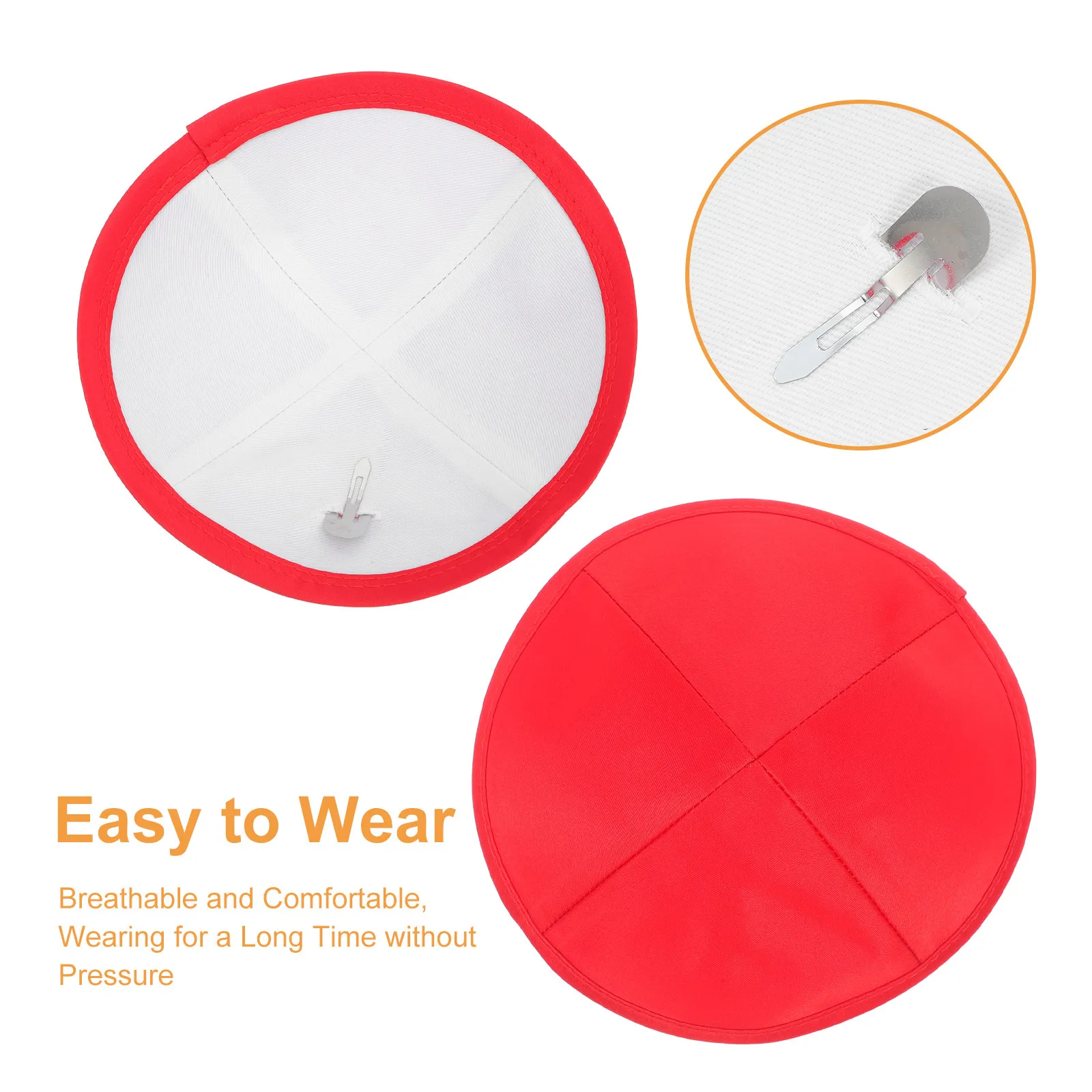 Lightweight Jewish Kippah Cap for Men Boys Religious Prayer Headwear Synagogue Worship Ceremony Expression