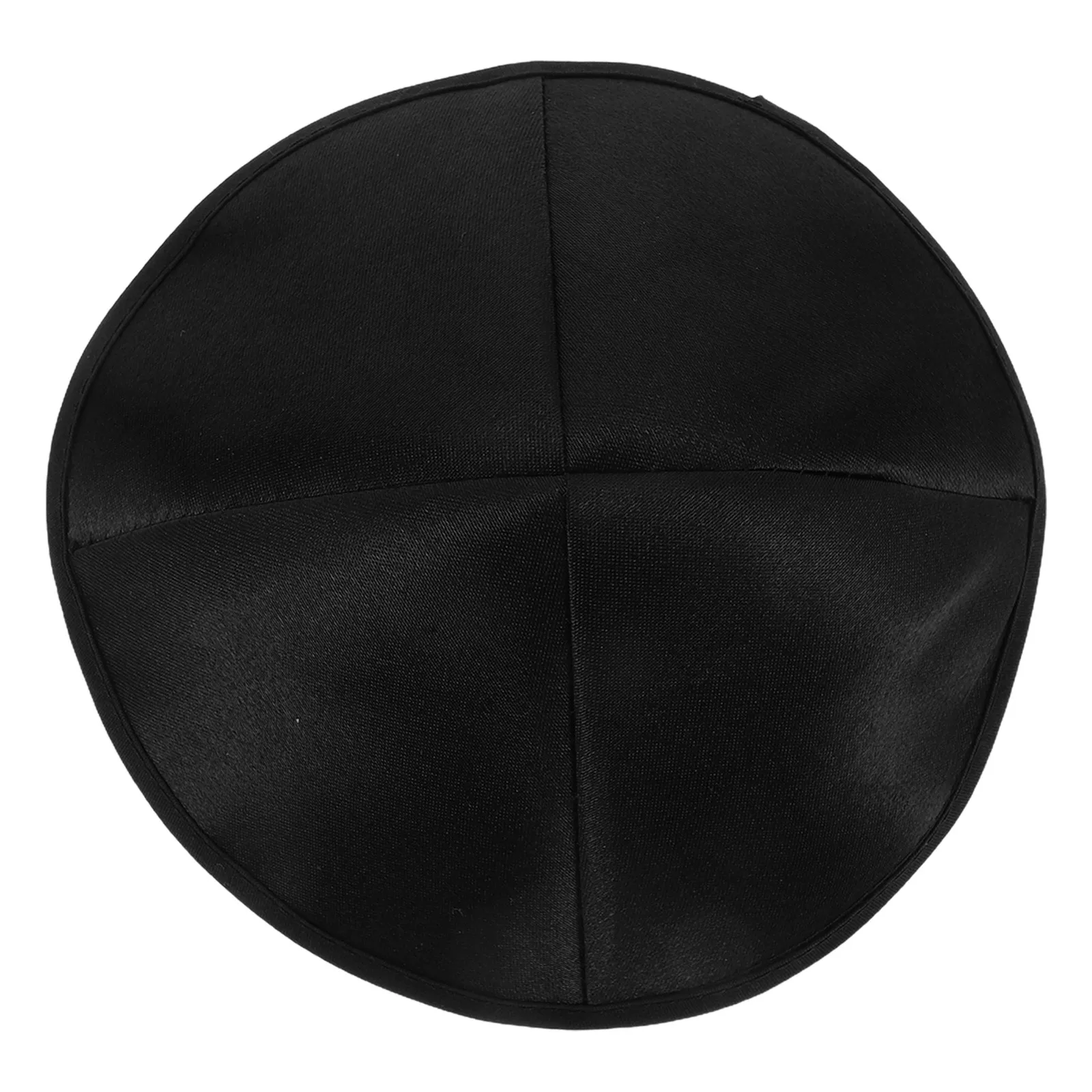 Polyester Black Jewish Hat Kippah Yarmulke Breathable Skullcap Men Prayer Festival Headwear Jewish Hat Yemenite Prayer Kippah