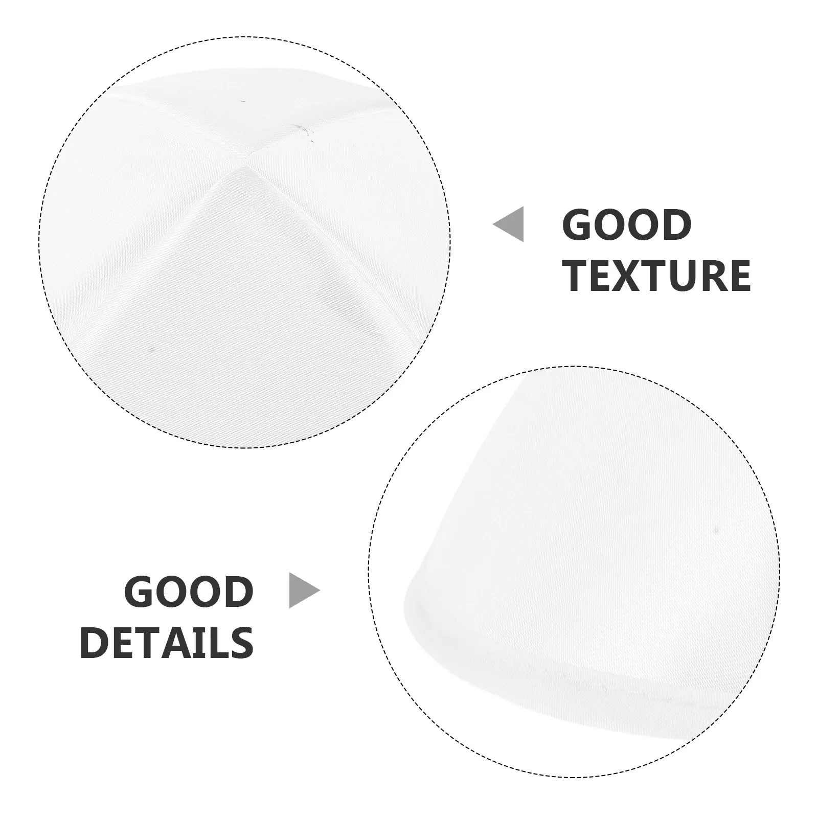 White Polyester Jewish Kippah Yarmulke Cap Breathable Skull Cap Men Prayer Daily Ceremony Hat Jewish Hat Yemenite Prayer Kippah