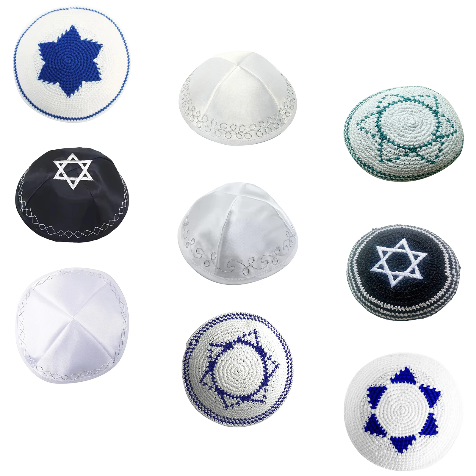 Jewish Kippah Black Hand Made Yarmulke Judaica Yamaka Kippa Yamakah Yarmulka Hat Men