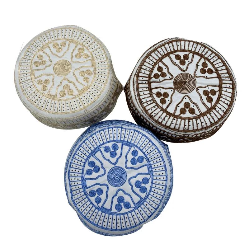 2023 New Muslim Men Prayer Hats Cotton Embroidery Saudi Arabia Islamic Hat Male Kippah Homme Jewish Cap Men Headscarf Clothing 2023 New Muslim Men Prayer Hats Cotton Embroidery Saudi Arabia Islamic Hat Male Kippah Homme Jewish Cap Men Headscarf Clothing