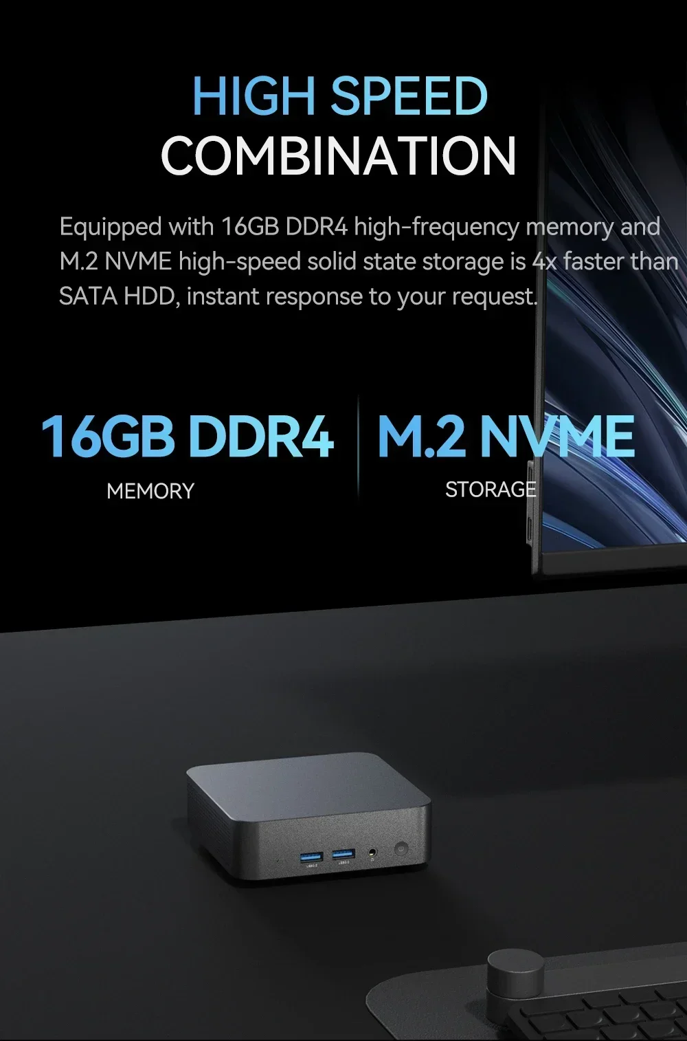Mini PC Windows 11 Pro, Intel Core I9-10980HK, 16GB/32GB RAM, 1TB SSD, Wi-Fi 6, Bluetooth 5.2, 4K HD – Ideal for Office & Study