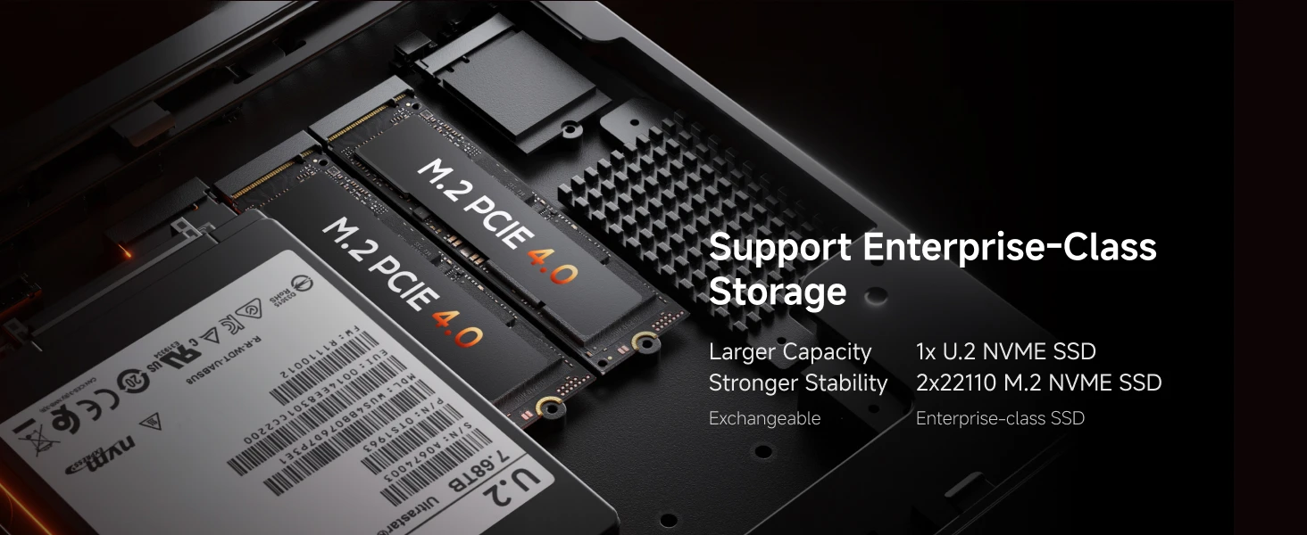 MINISFORUM MS-A2 Mini PC Gamer AMD Ryzen 9 9955HX 8945HX 2x10G SFP 2x2.5G LAN NAS Computer Workstation Homelab Server Windows 11