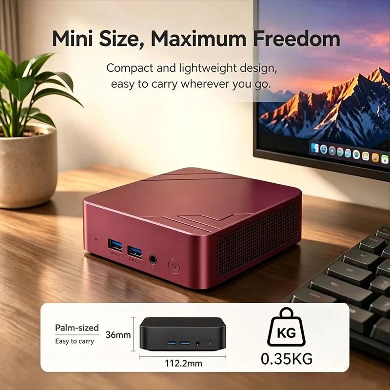 2026 Core I9 10980HK Portable PC Computer Windows Mini PC 16GB RAM 512GB/1TB/2TB SSD WiFi 6 BT 5.2 4K Gaming Pc Desktop