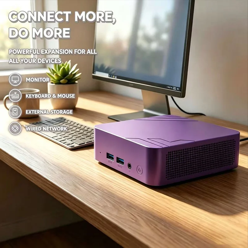 2026 Core I9 10980HK Portable PC Computer Windows Mini PC 16GB RAM 512GB/1TB/2TB SSD WiFi 6 BT 5.2 4K Gaming Pc Desktop