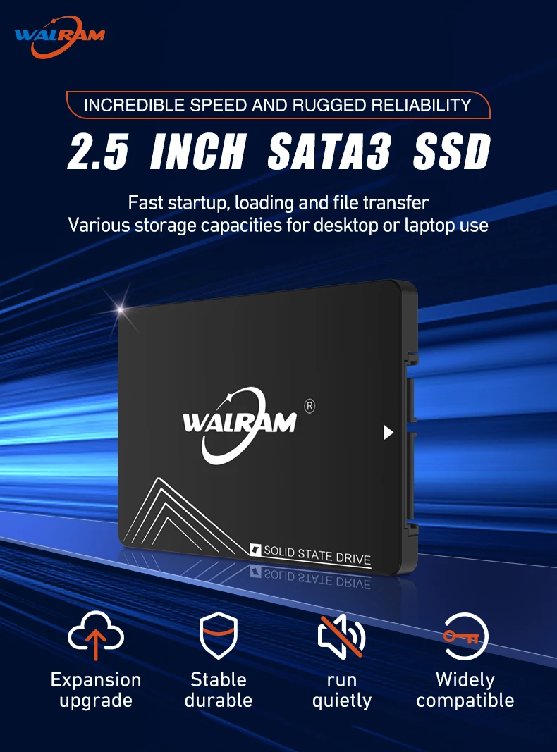 WALRAM SSD 240GB 120GB 480GB hard drive disk 2.5