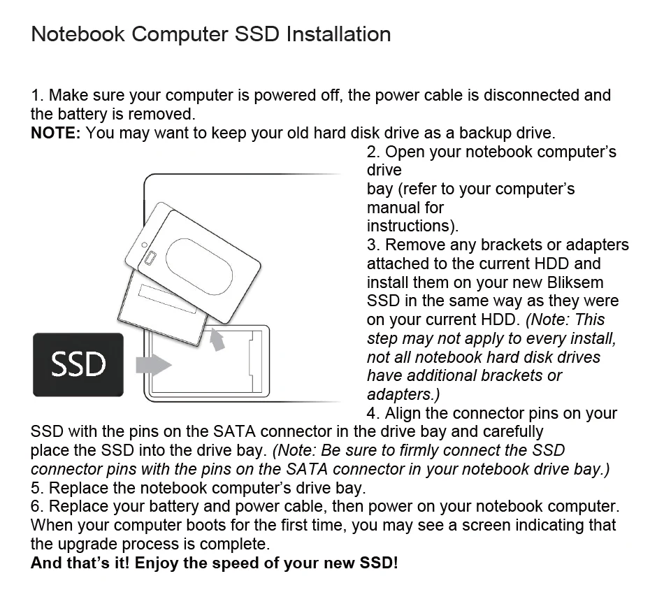 SomnAmbulist SSD 2.5 64GB 128GB 256GB 512GB 1TB for Laptop Desktop Solid State Drive Sata3 120GB 240GB 480GB 960GB 2T