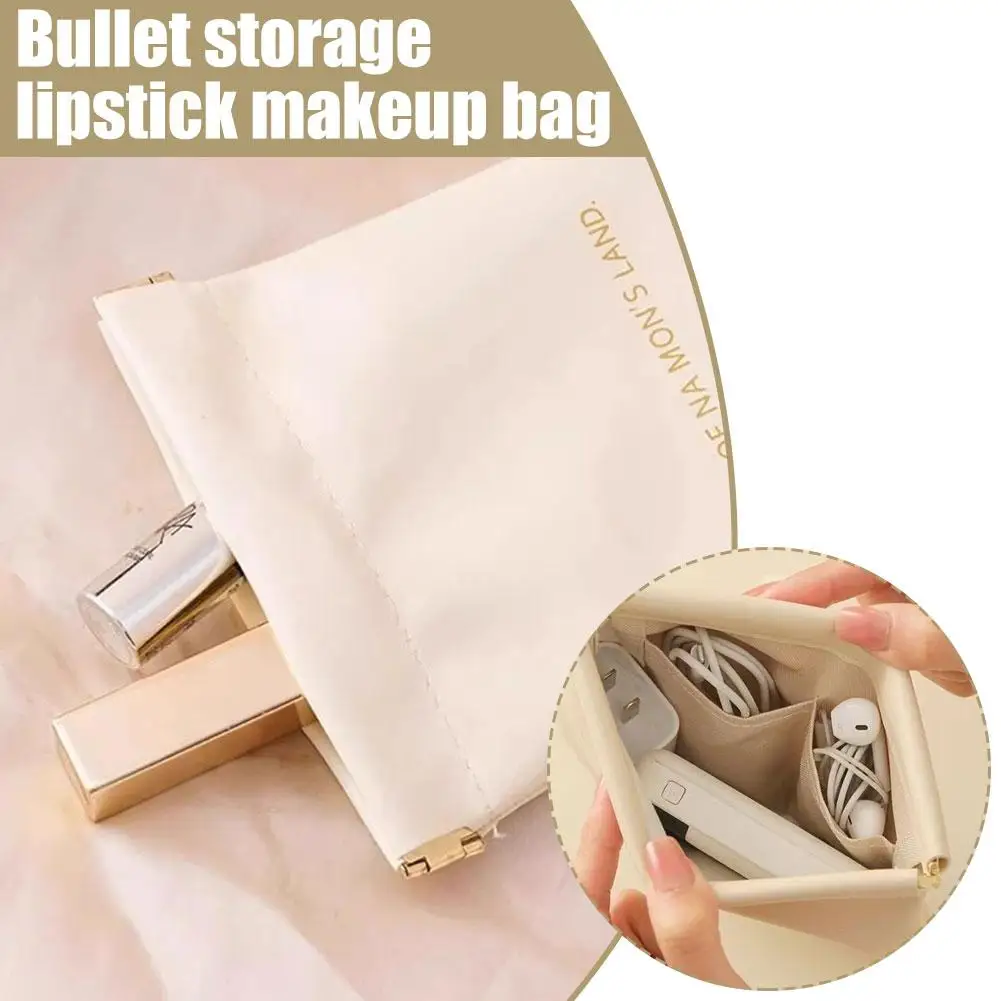 Waterproof Foldable Cosmetic Case - 11-13cm Multi-Layer Organizer for Lipstick & Makeup, Portable for Travel (White/Black/Purple