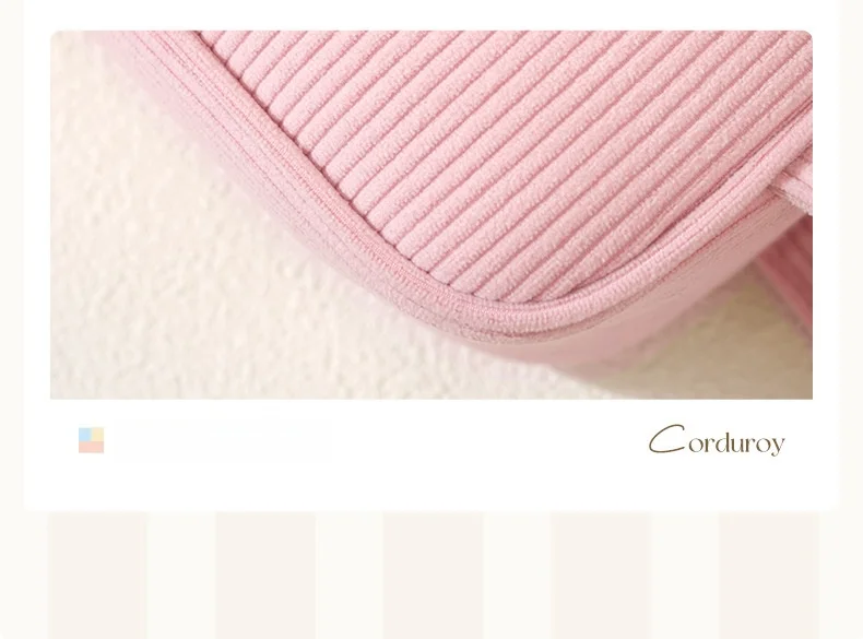 New Flannel Double-Layer Makeup Bag Travel Portable Large Capacity Storage Bag PU Multi-Functional Cosmetic Organizer