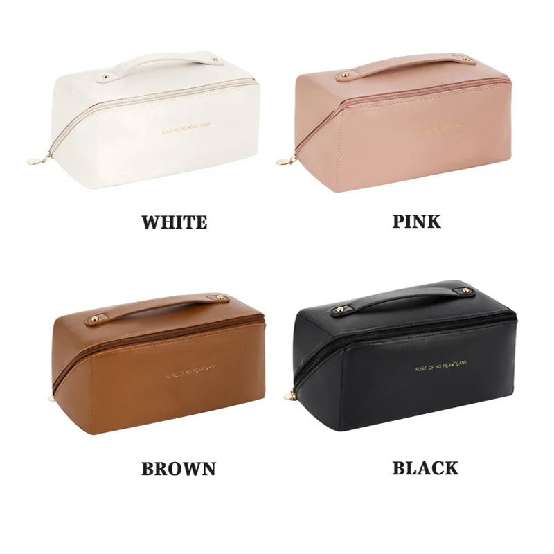 New Arrival Large Capacity Makeup Bag for Women, Perfect for Daily Storage and Travel, Simple and Elegant Design Travel Bags