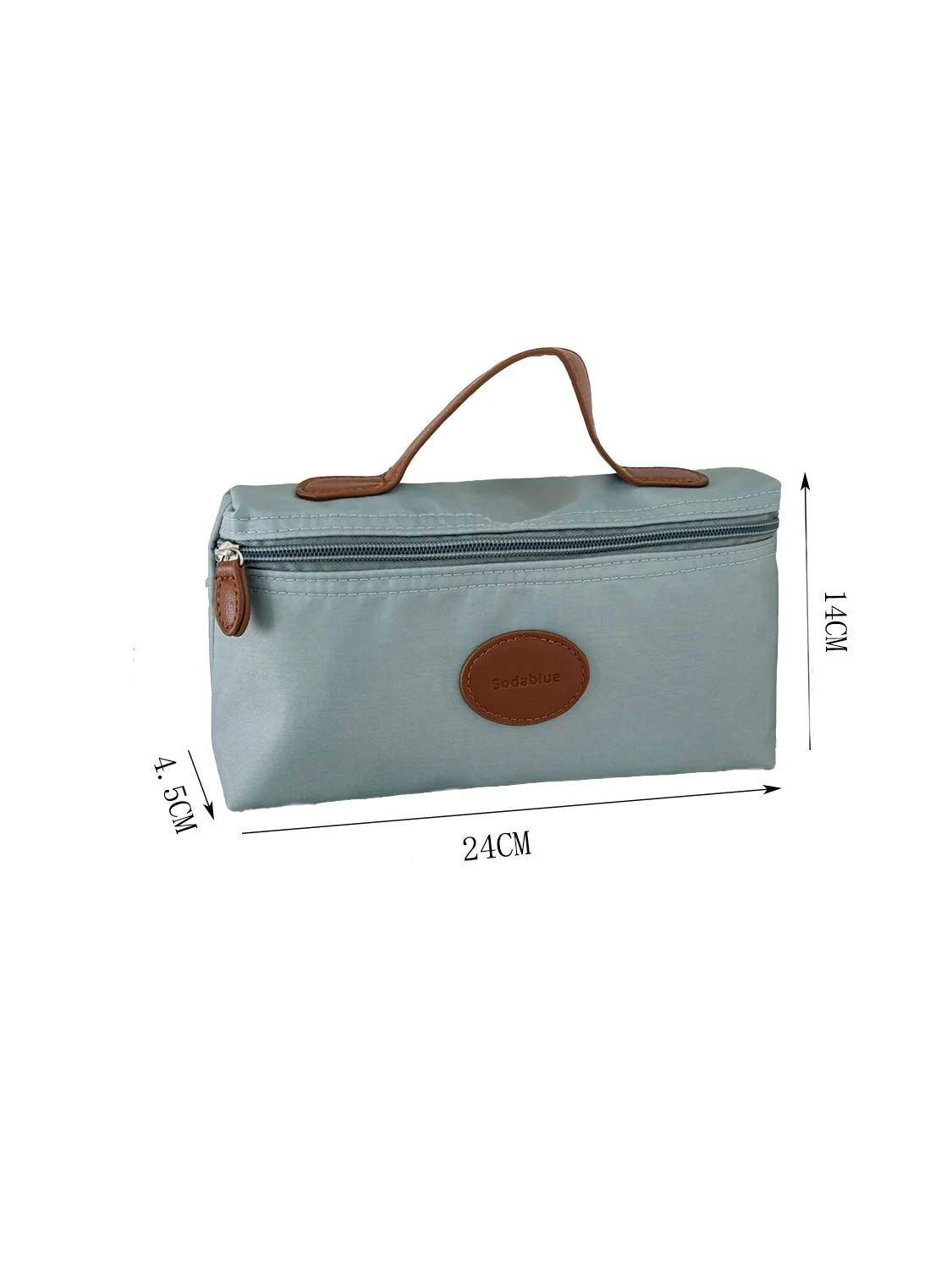 YT's new high-quality, stylish, lightweight, unisex portable toiletry bag with leather label, nylon handbag for makeup
