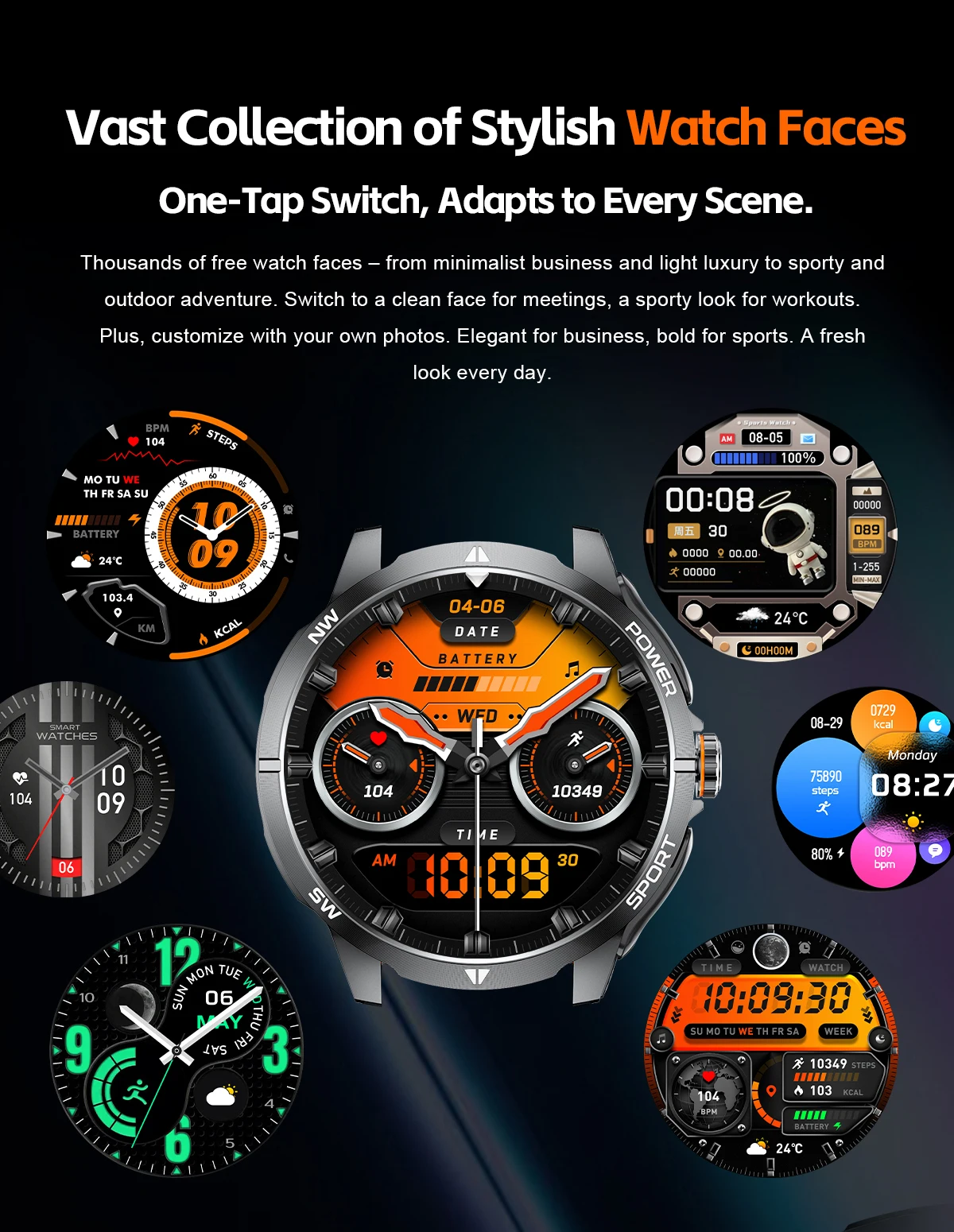 TWS 2-in-1 Smart Watch with Headphones Sports Play Music Bluetooth Headset Call Men Health Monitor NFC Women Smartwatch Earbuds