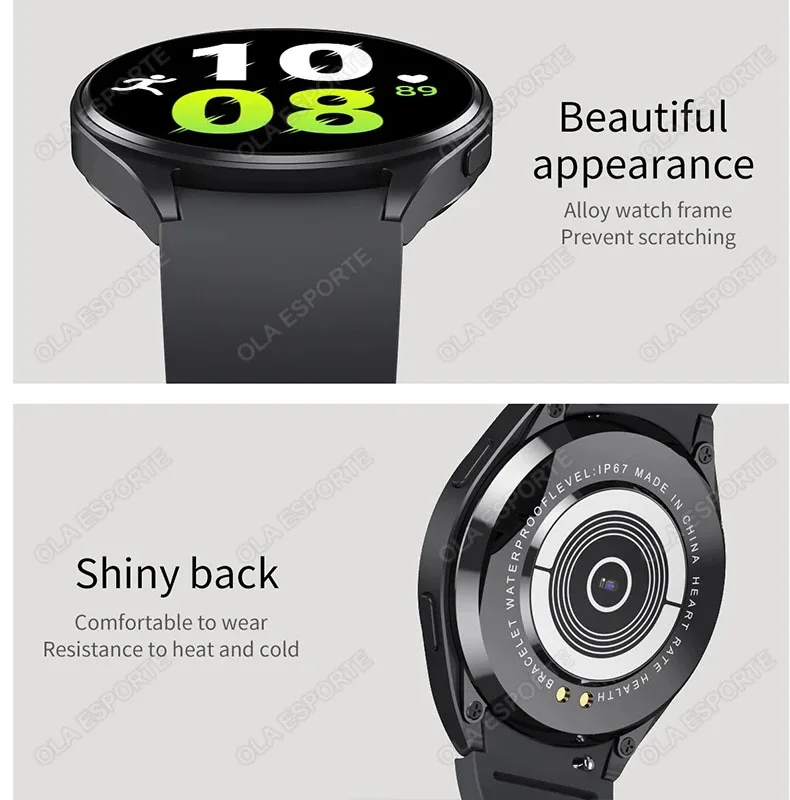 New Smart Watch For Men Women Bluetooth Call Heart Rate Blood Oxygen Sleep Monitor Waterproof 100+ Sports Modes Smartwatch HT30