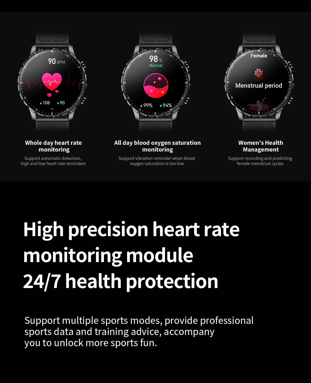 LIGE 2026 New Outdoor Sports Smart Watch Men 1.85“ HD Screen Heart Rate Bluetooth Call IP68 Waterproof Business Smartwatch Men