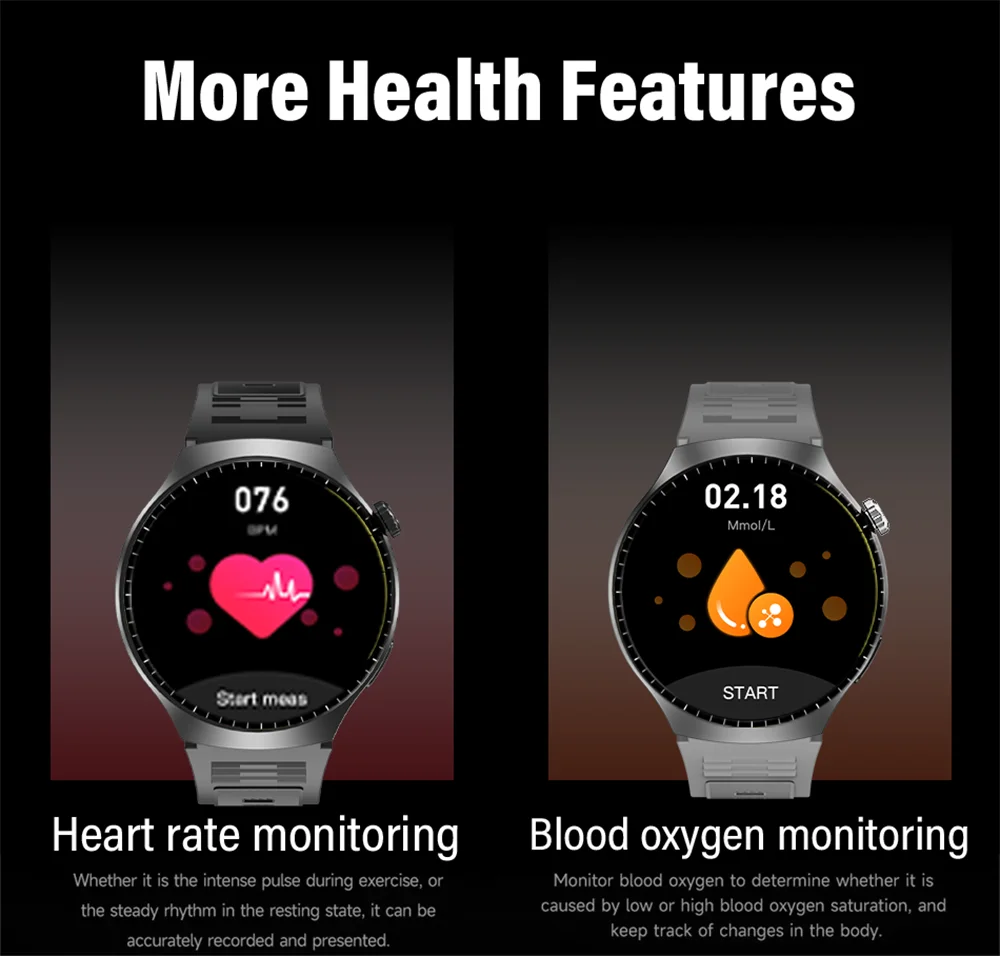 2026 Smart Watch For Men 100+Sport Modes HD Touch Screen Photos Control DIY Dial Smartwatch 5ATM Waterproof For ios android HT30