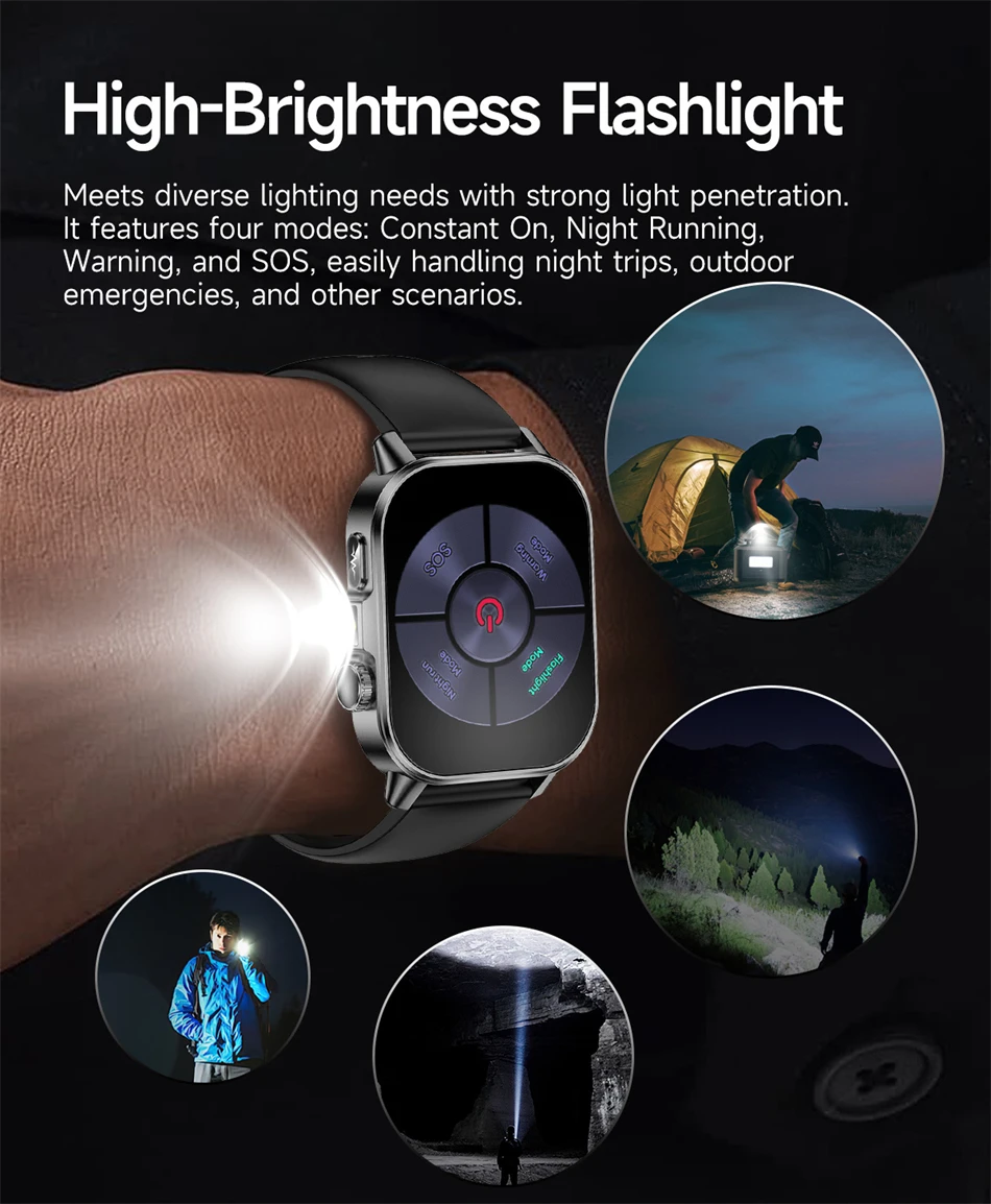 New Men Accurate Health Diagnosis ECG Smart Watch Blood Pressure Blood Oxygen Blood Fat Uric Acid Temp Bluetooth call Smartwatch