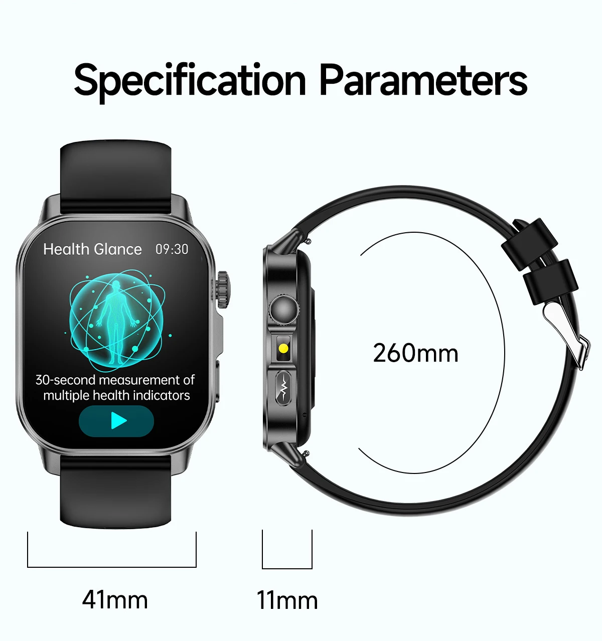 2026 New Accurate Diagnosis Smart Watch ECG Blood oxygen BP Uric acid Lipids Health HD AMOLED Screen call Smart watch Men Women