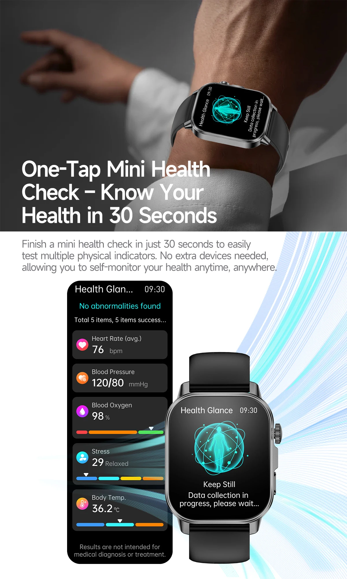 2026 New Accurate Diagnosis Smart Watch ECG Blood oxygen BP Uric acid Lipids Health HD AMOLED Screen call Smart watch Men Women