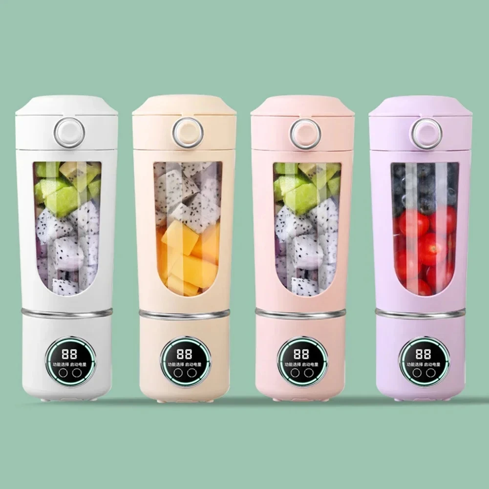 Stainless Steel Electric Blenders 700ml Juice Maker Blender 12 Leaves Strong BPA-free Smoothies/Ice Fruits/Nuts Blender Bottle