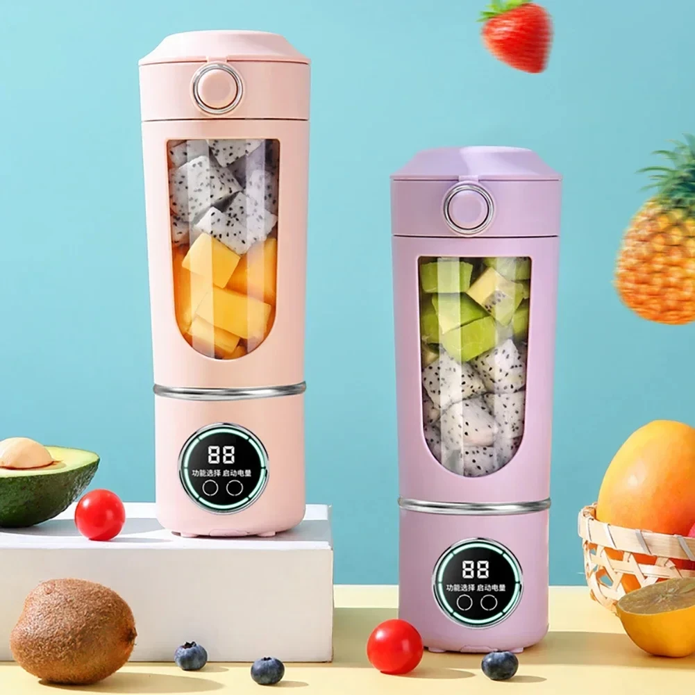 Stainless Steel Electric Blenders 700ml Juice Maker Blender 12 Leaves Strong BPA-free Smoothies/Ice Fruits/Nuts Blender Bottle