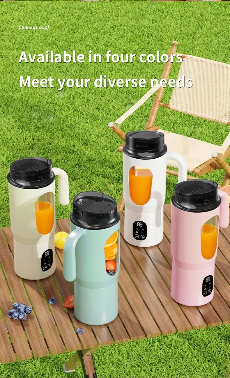 New Portable Juice Maker Blender for Shakes Smoothie 580ML Durable Juicer Steel Blades 2 in 1 Blender Bottle Smoothie Extractor