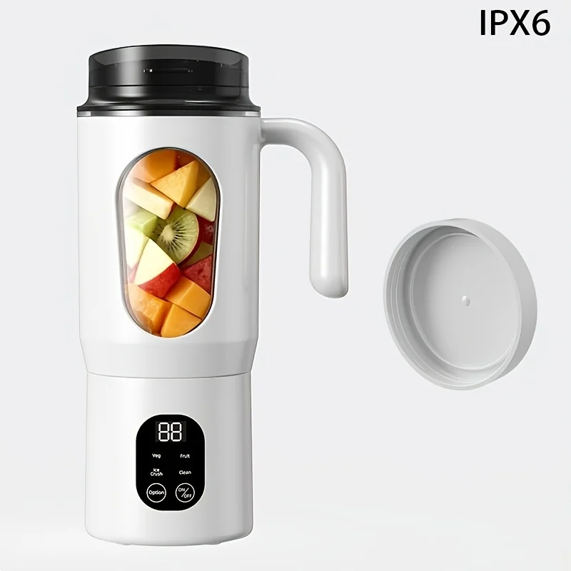 New Portable Juice Maker Blender for Shakes Smoothie 580ML Durable Juicer Steel Blades 2 in 1 Blender Bottle Smoothie Extractor