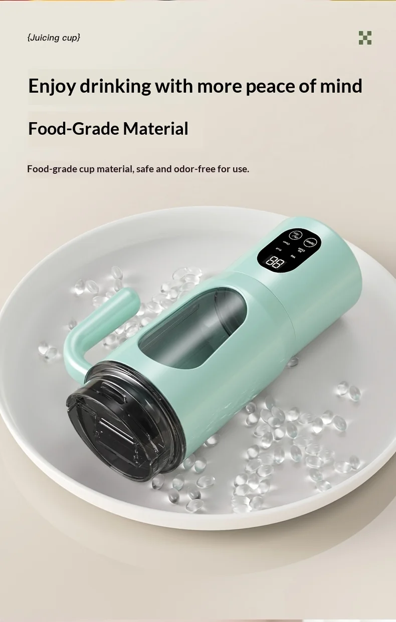 New Portable Juice Maker Blender for Shakes Smoothie 580ML Durable Juicer Steel Blades 2 in 1 Blender Bottle Smoothie Extractor