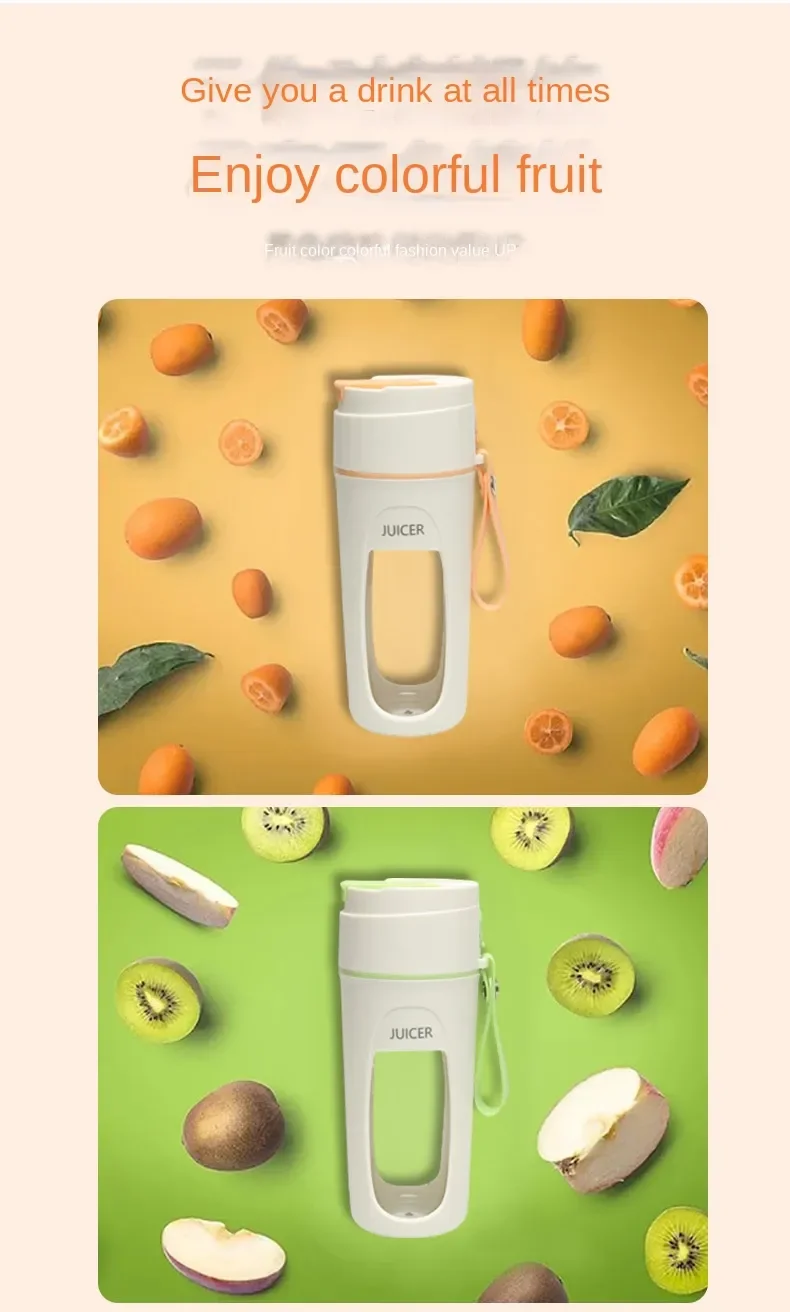 Portable Juicer Mini Electric Blender Multifunction Juice Maker Machine Fruit Mixers Extractors Smoothies Mixer 8 Blades 3000mAh Portable Juicer Mini Electric Blender Multifunction Juice Maker Machine Fruit Mixers Extractors Smoothies Mixer 8 Blades 3000mAh