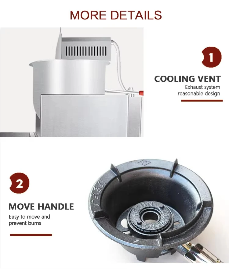 Stainless Steel Industrial Commercial Caramel Popcorn Machine - Large Capacity,  Electric Heating, Fast Cook, Easy Clean