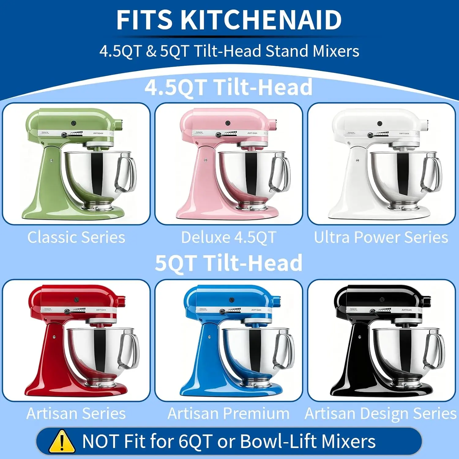 Chocolate Coating Attachment for KitchenAid 4.5QT 5QT Stand Mixer Candy Making Tool for Chocolate Almond Strawberry Coating