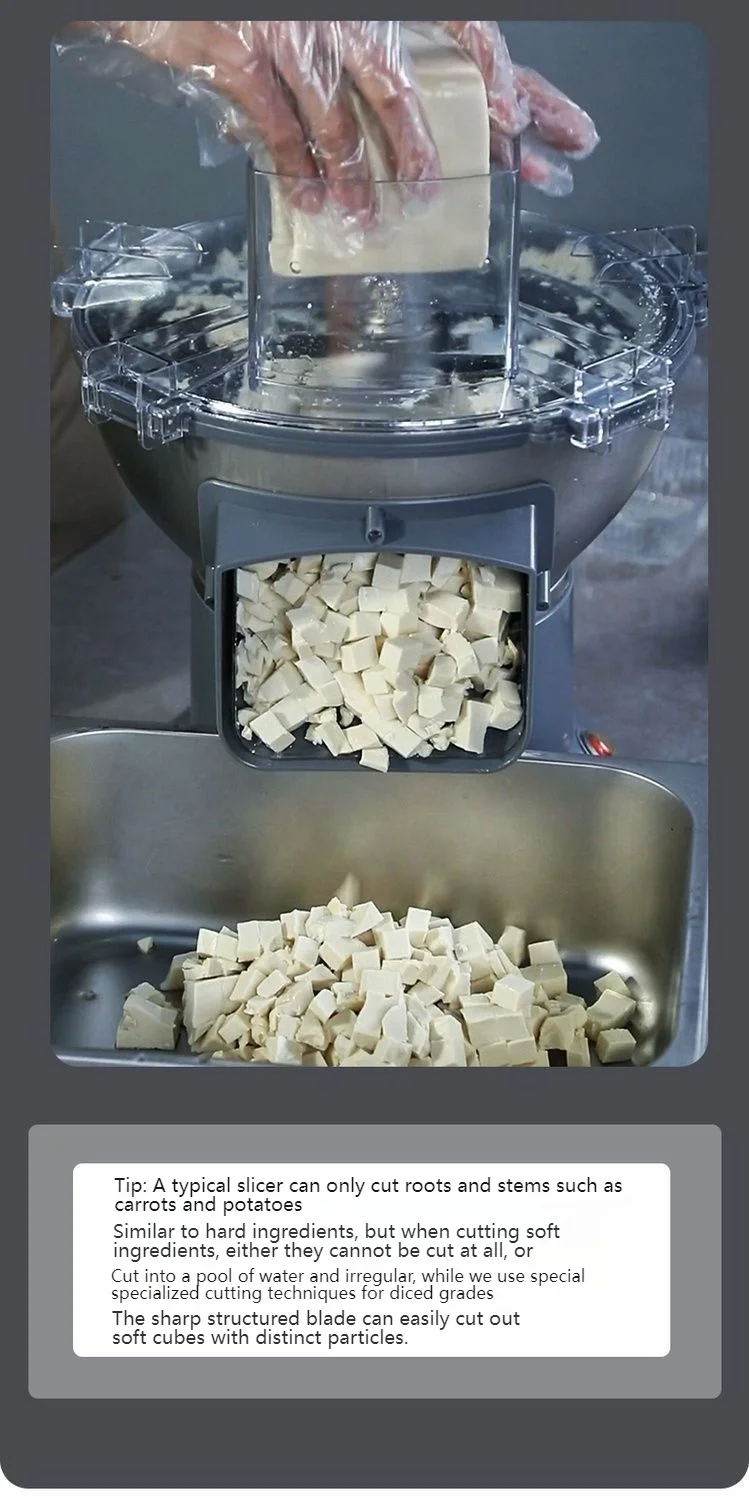 HomeWare M1 Multifunctional Vegetable Cutter Fruit Cutting Maker Cube Shredding Slicing large-caliber inlet Food processor