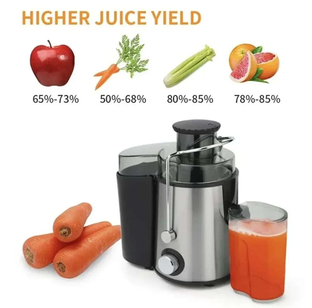Strong Power Fruit Juicer 800W Centrifugal Juicer Easy To Clean Juice Extractor for Fruits Vegetables Portable Juicer Machine