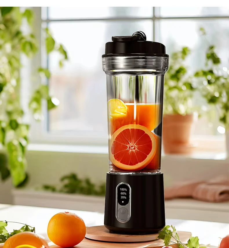 New 300W Powerful Electric Juicer 4000mAh Dual-use Juice Cup Home Outdoor Fresh Fruit Smoothies Blender BPA-Free Portable Cup